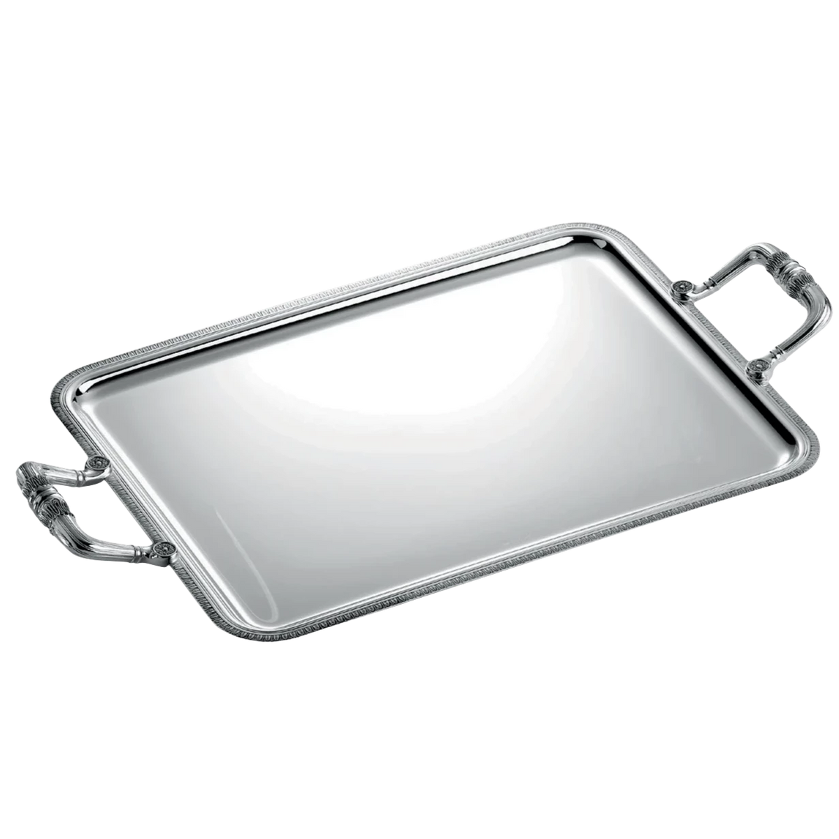 Malmaison Silver Plated Tray with handles 43x41cm