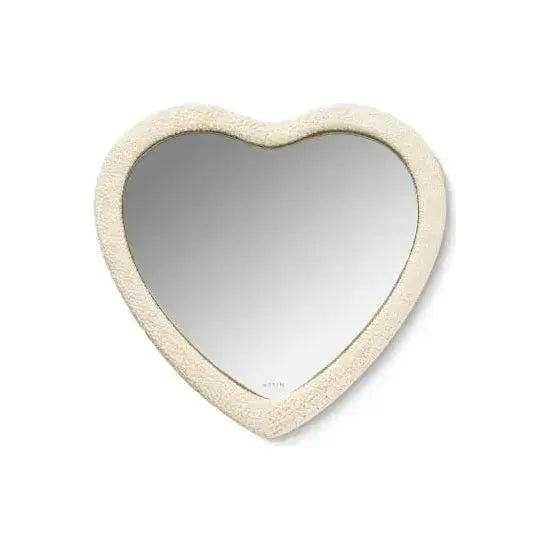 Shagreen Heart Hand Mirror