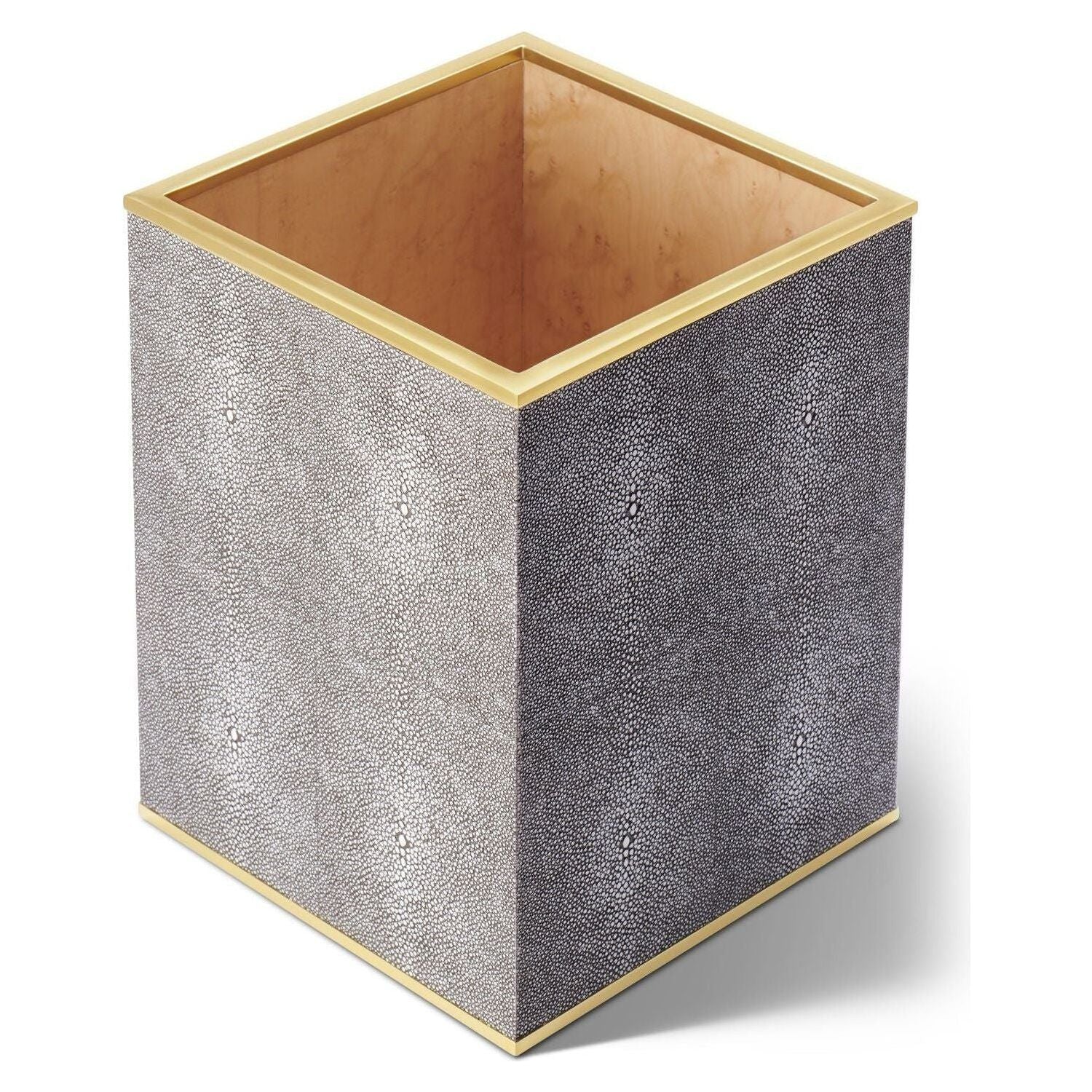 Classic Shagreen Waste Basket