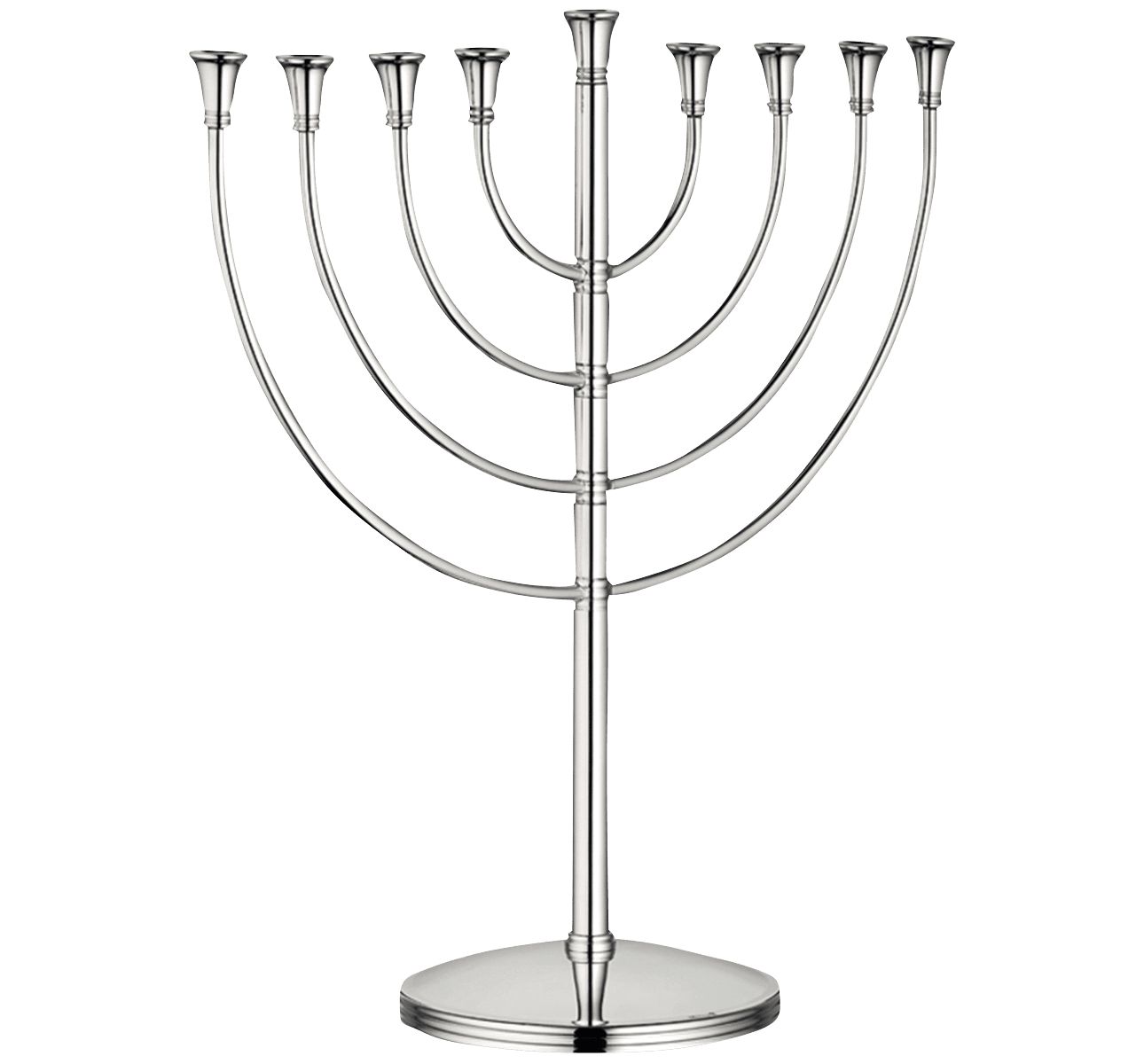 Christofle Hanukkah Judaique Silver Plated