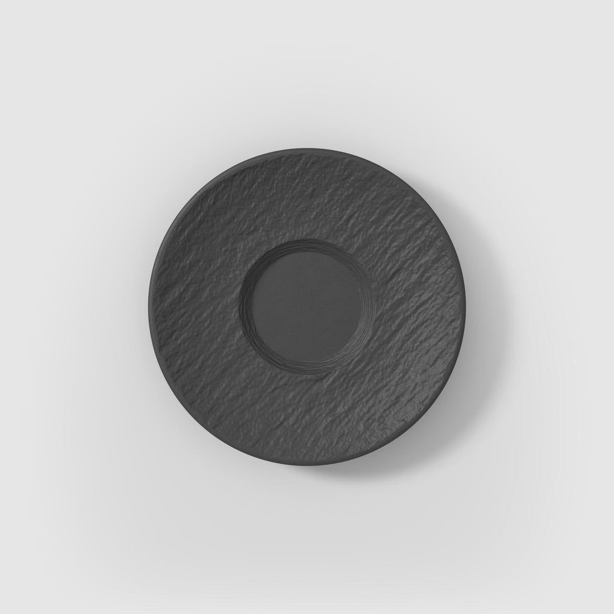 Manufacture Rock Saucer Coffee Cup Black