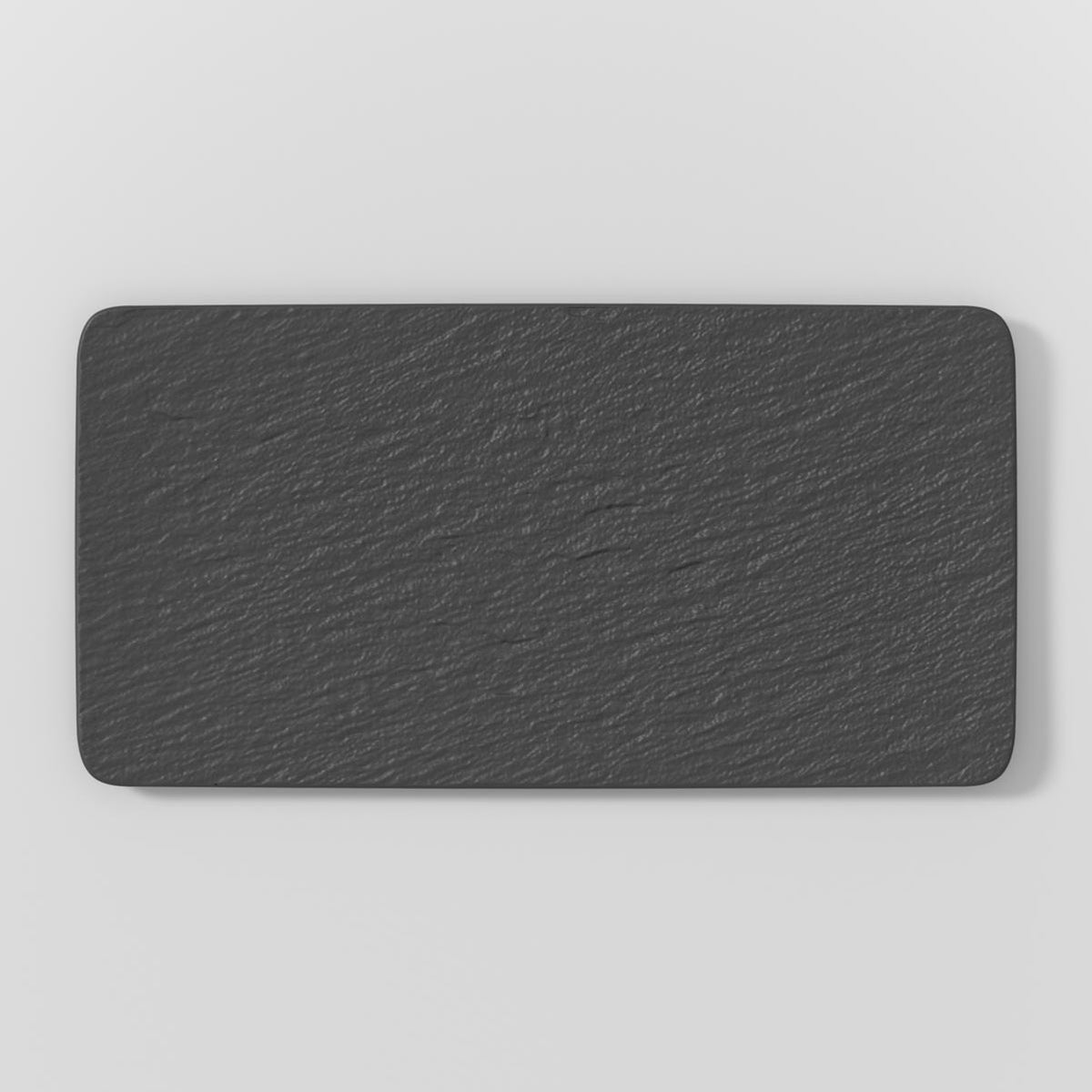 Manufacture Rock Rectangular Serving Plate Black