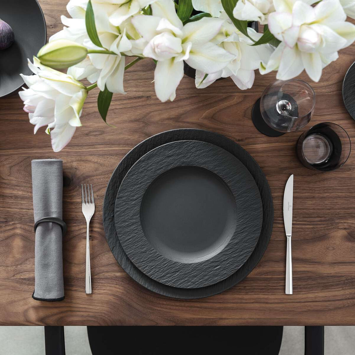Manufacture Rock Flat Plate Black