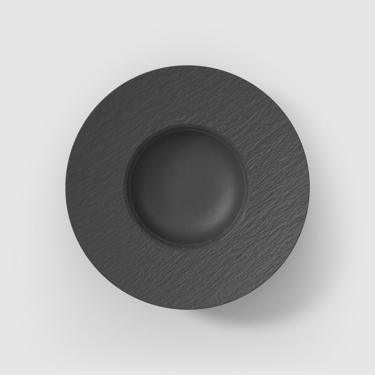 Manufacture Rock Pasta Plate Black