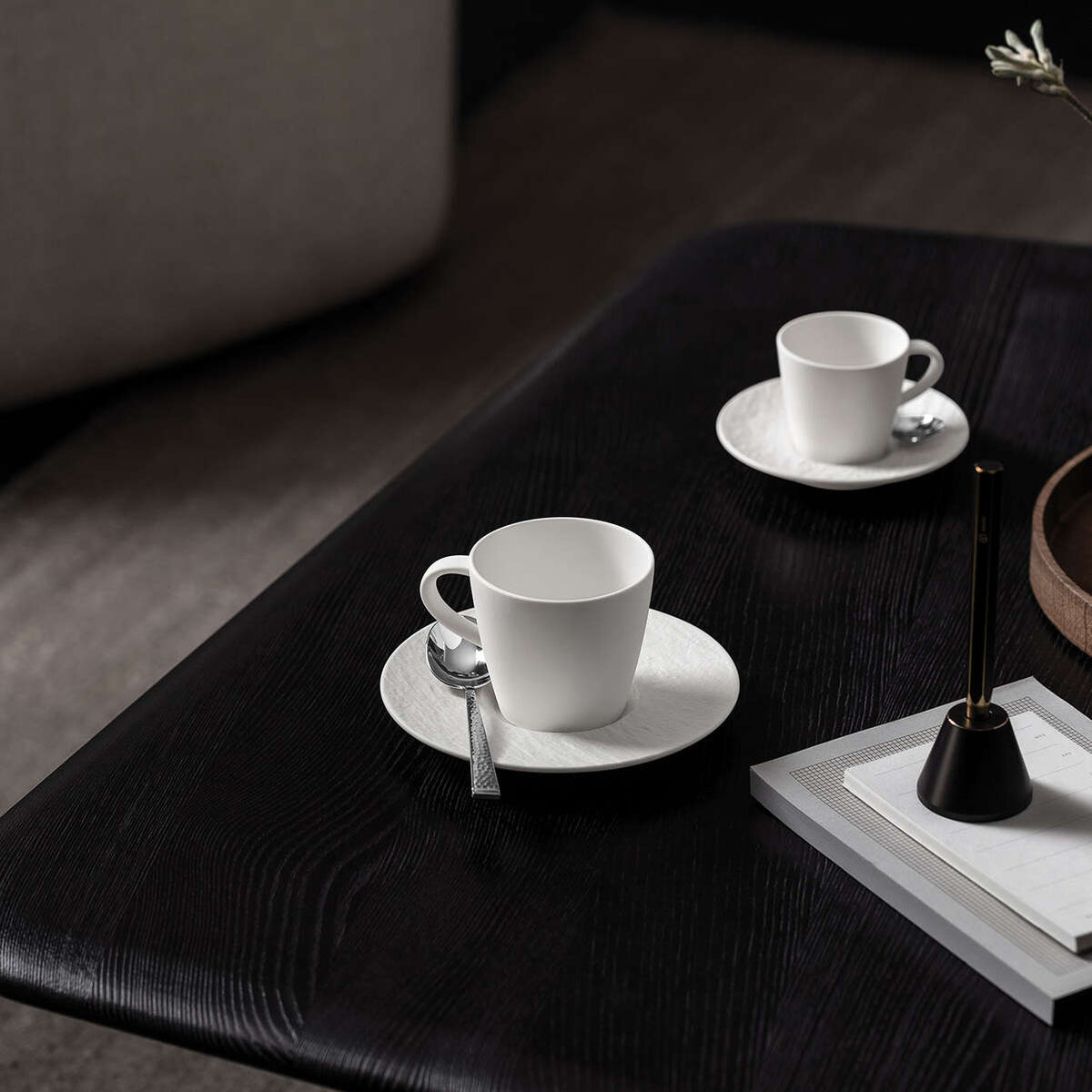 Manufacture Rock Saucer White Coffee Cup
