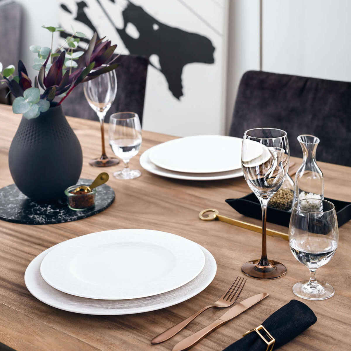 Manufacture Rock Blanc Gourmet Plate White