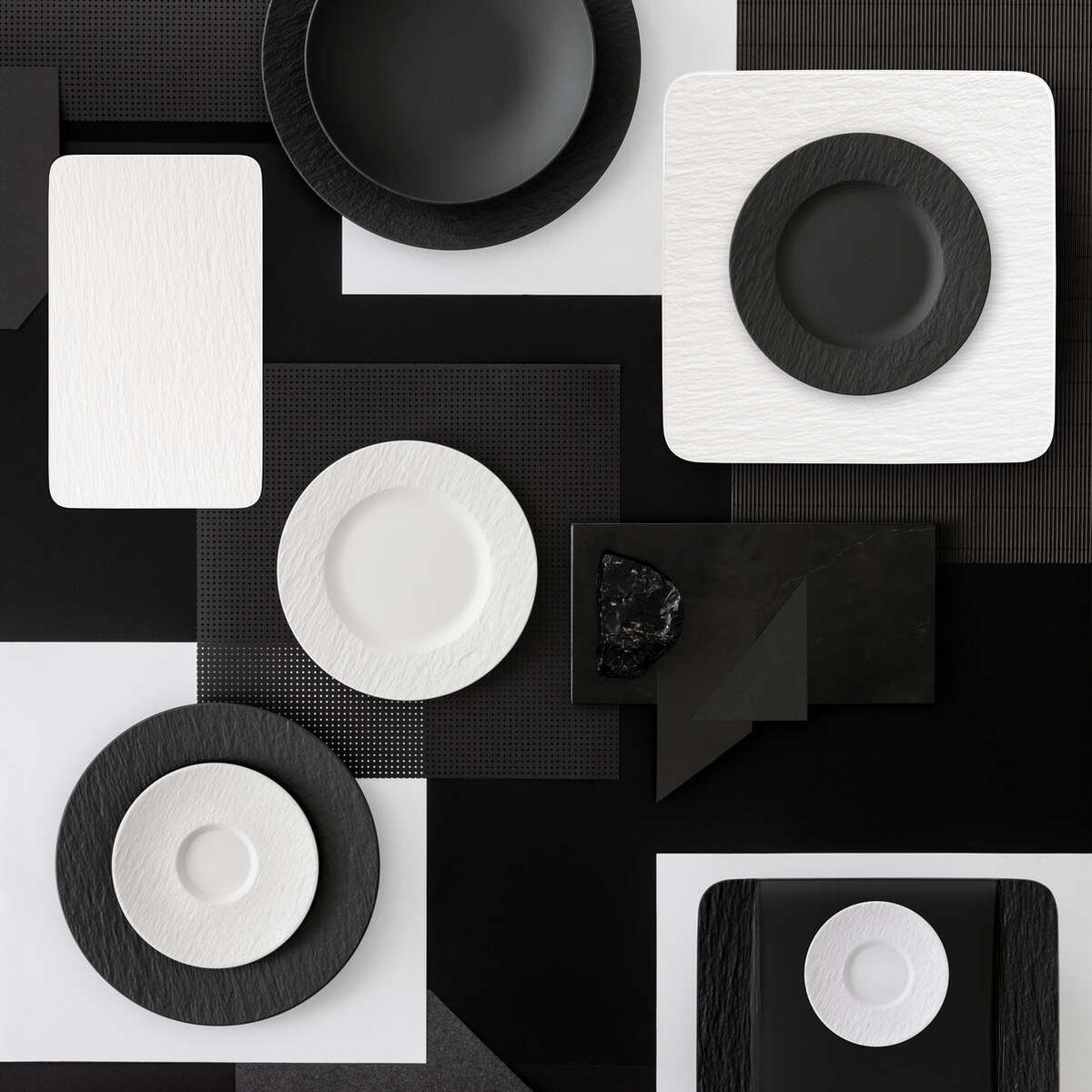Manufacture Rock Blanc Salad Plate White