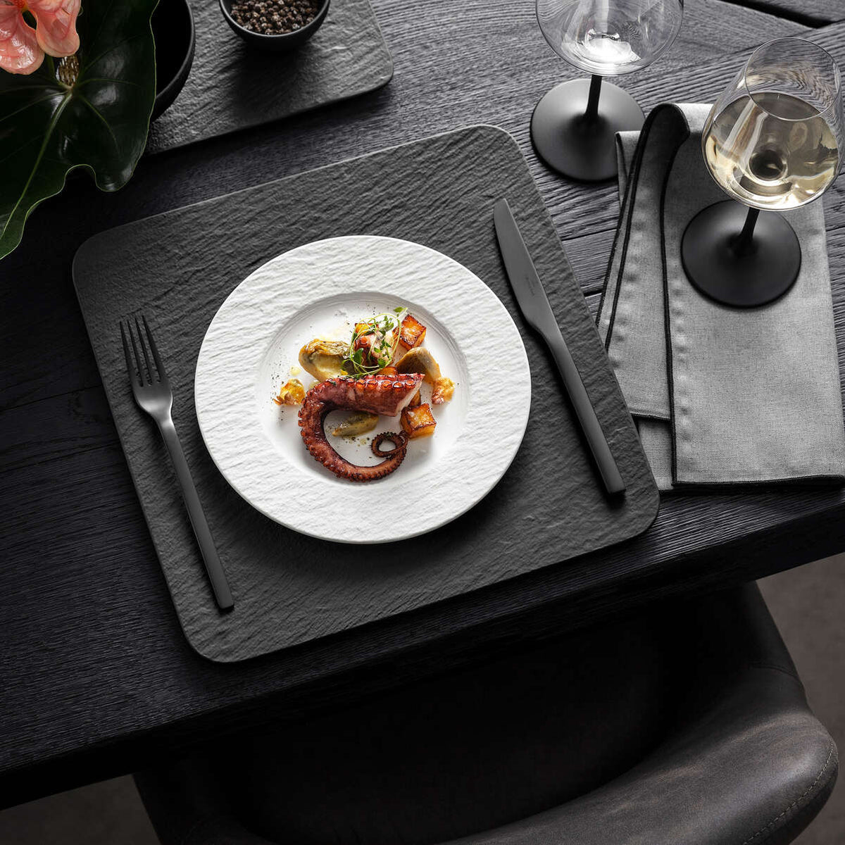 Manufacture Rock Blanc Salad Plate White