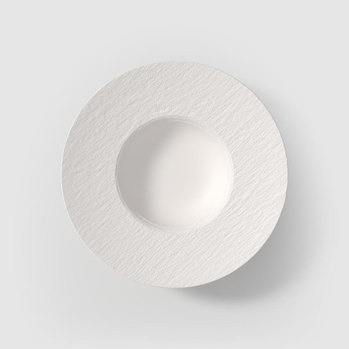 Manufacture Rock Blanc Pasta Plate White