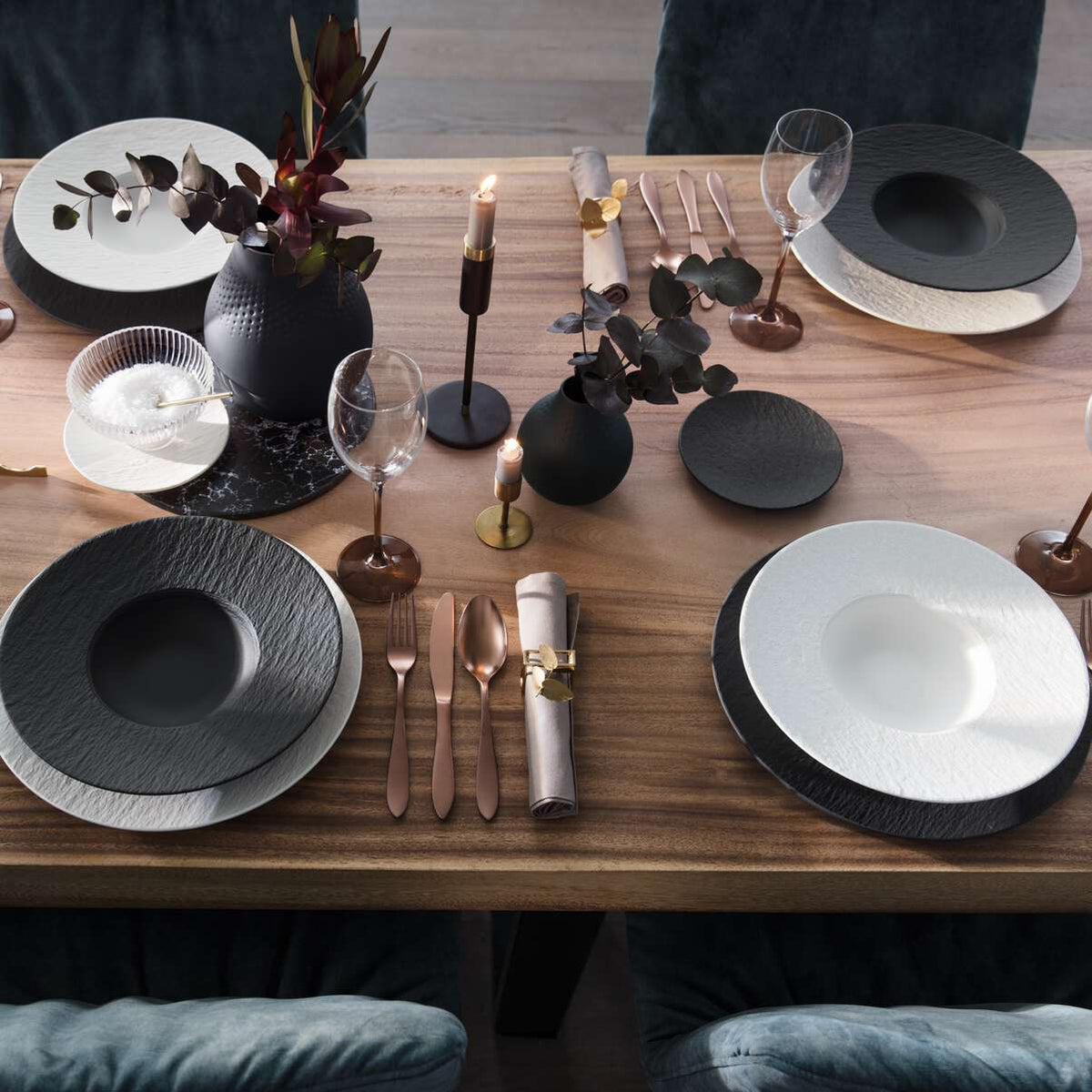 Manufacture Rock Blanc Pasta Plate White
