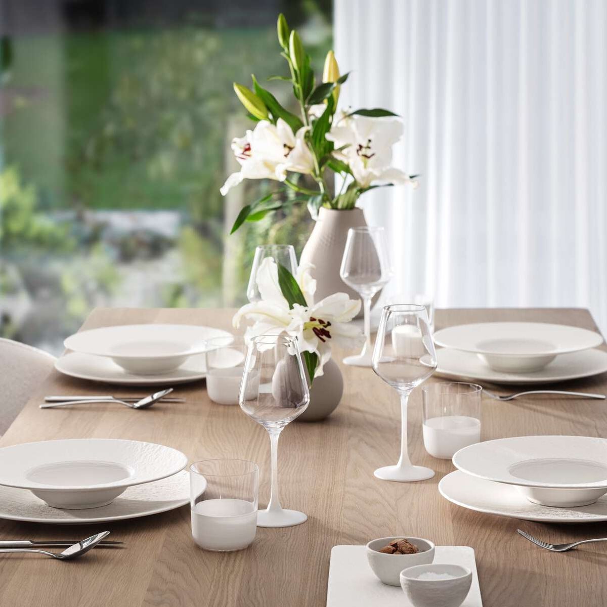 Manufacture Rock Blanc Pasta Plate White