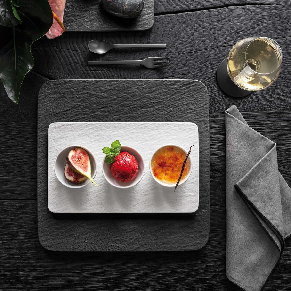 Manufacture Rock Blanc Dip Bowl White
