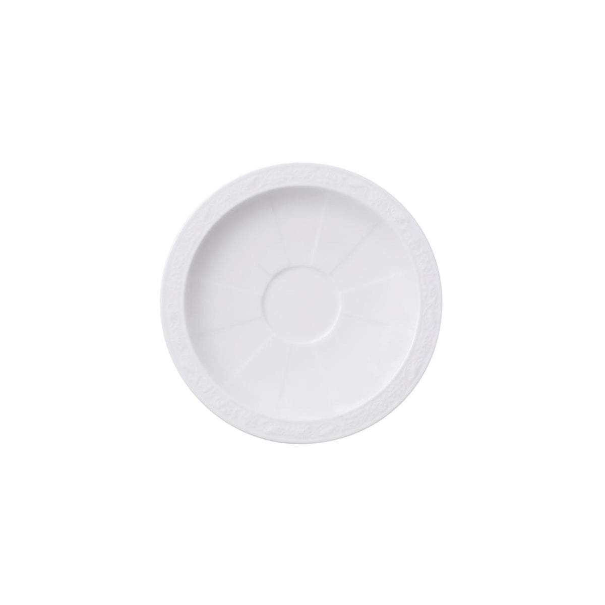 White Pearl Saucer Coffee/Tea Cup