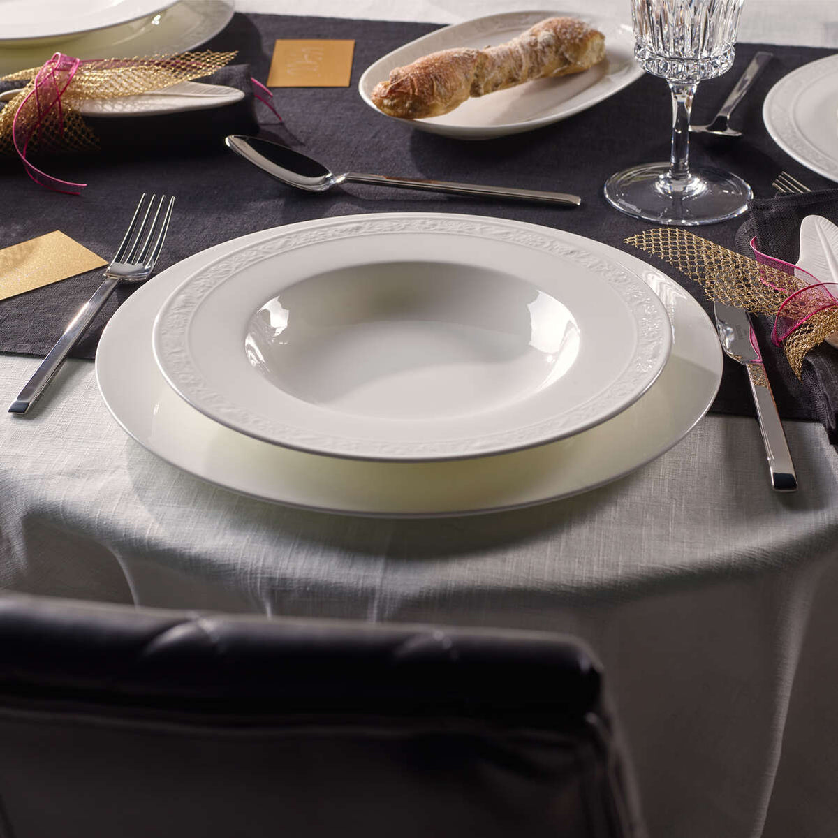 White Pearl Deep Plate