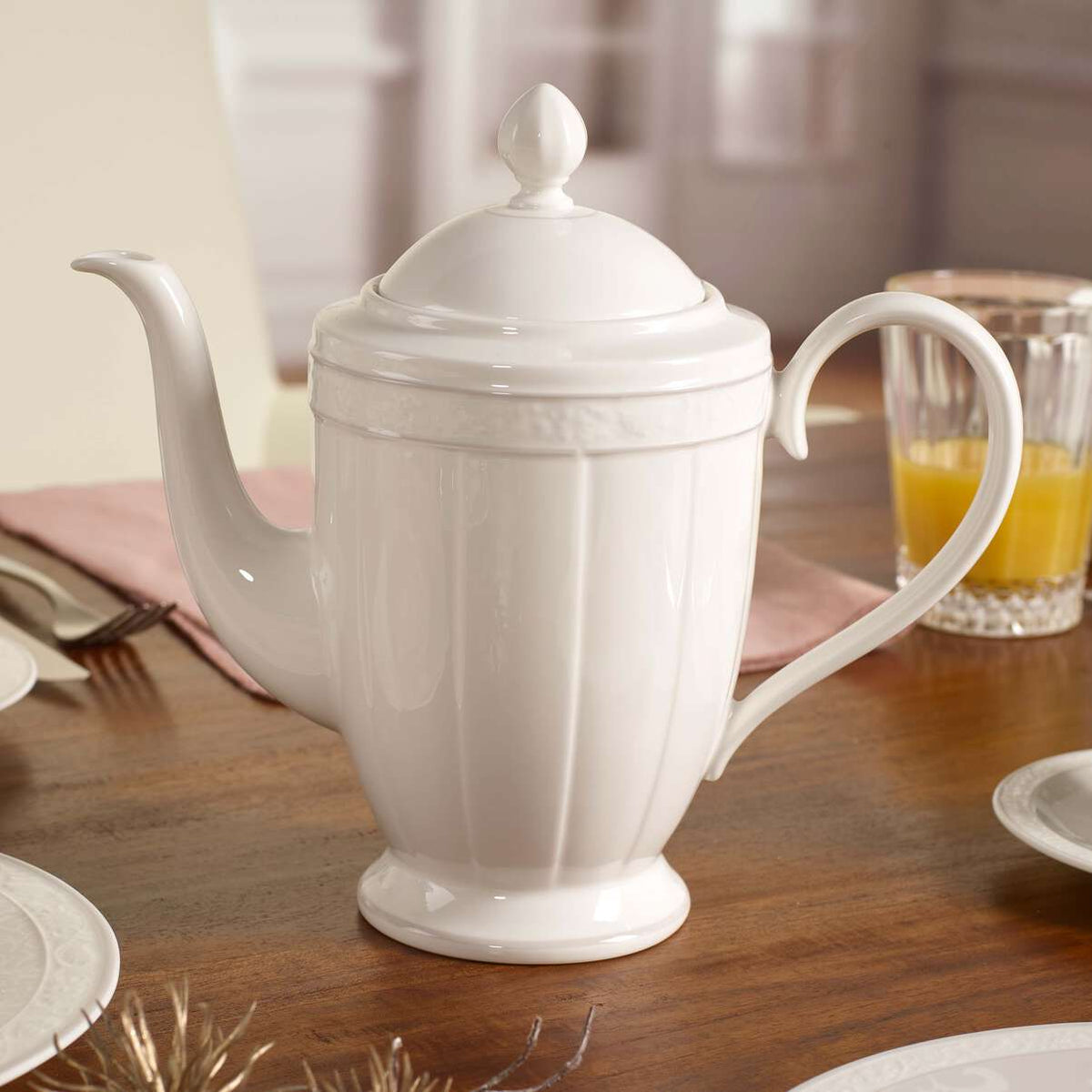 Gray Pearl Coffeepot
