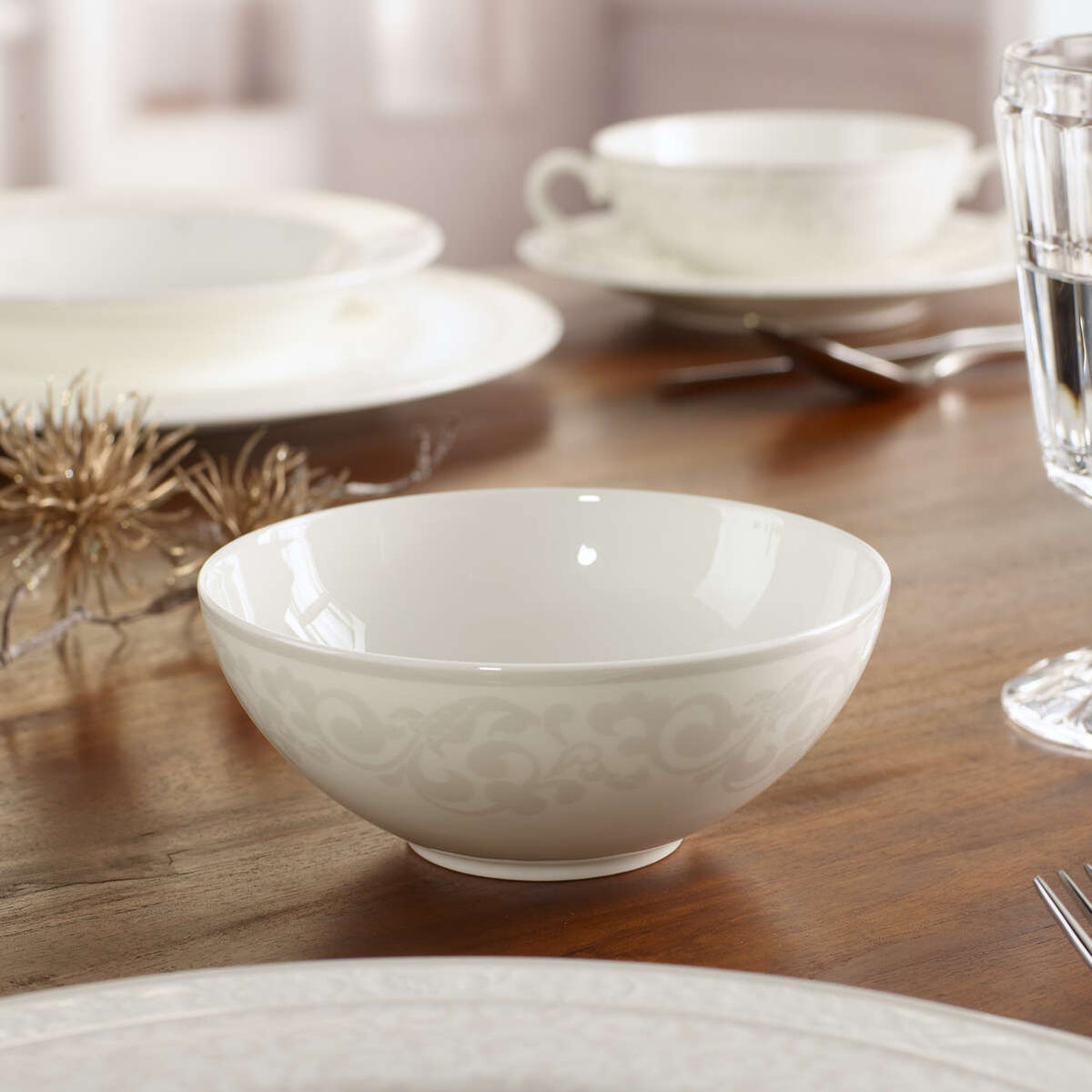 Gray Pearl Individual Bowl