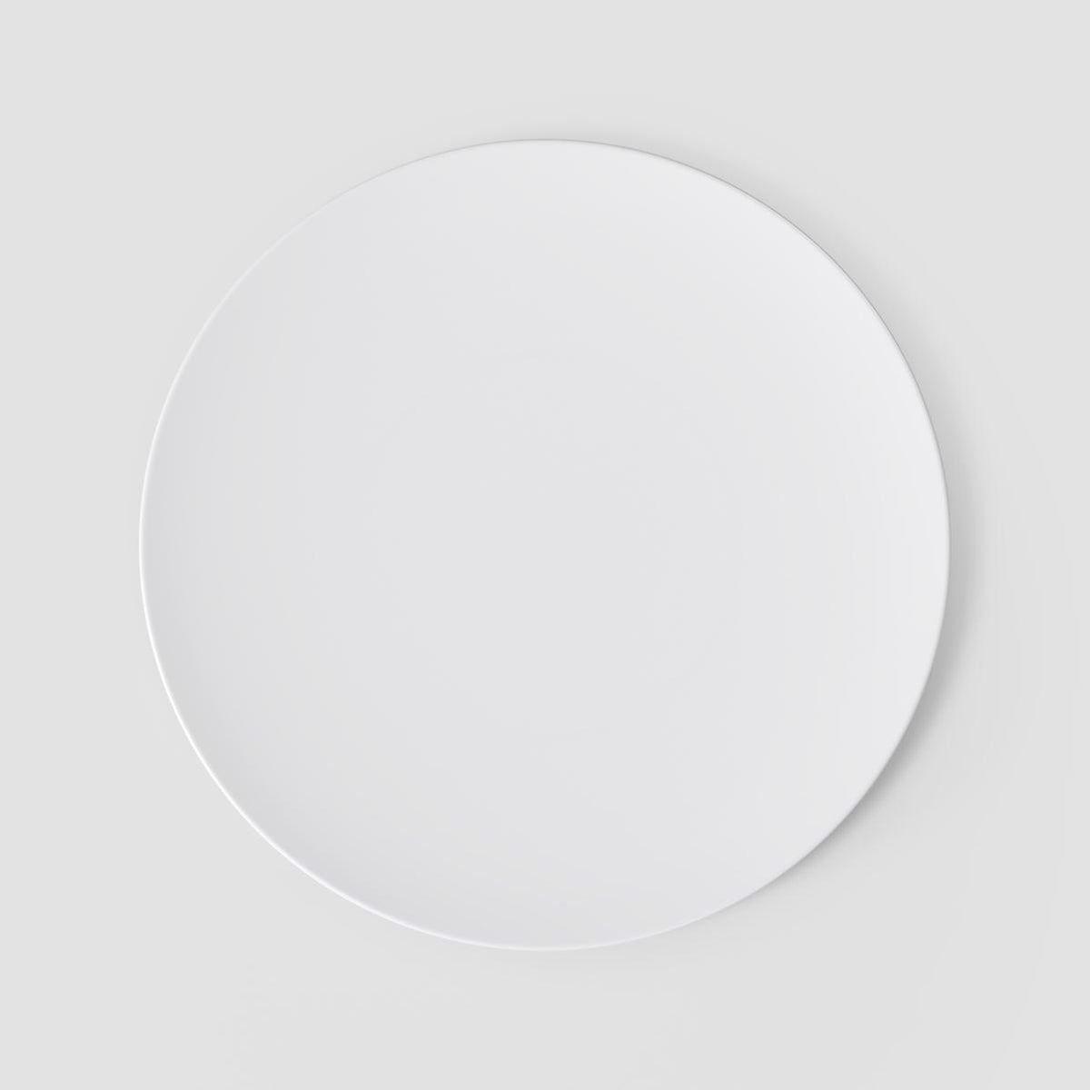 MetroChic Blanc Deep Plate