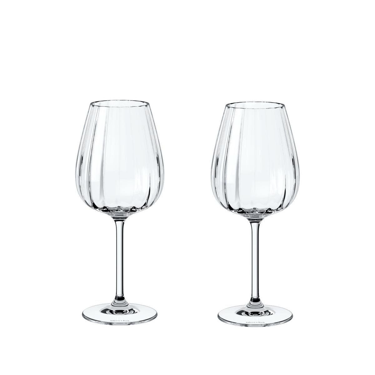 Rose Garden Red Wine Goblet Set, 4pcs