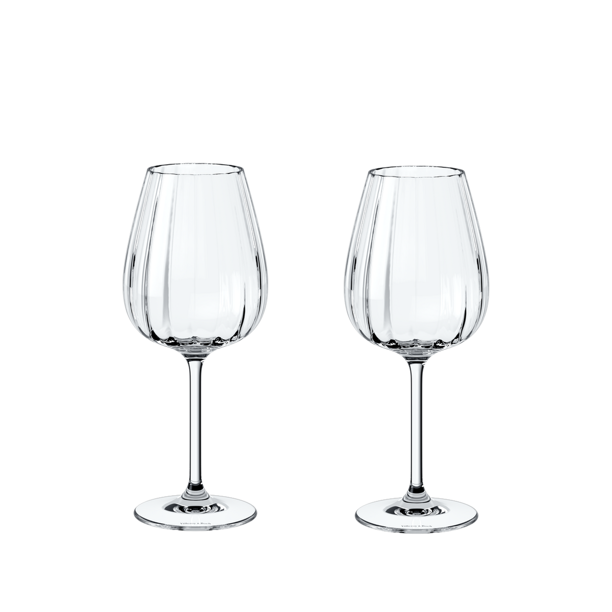 Rose Garden Red Wine Goblet Set, 4pcs