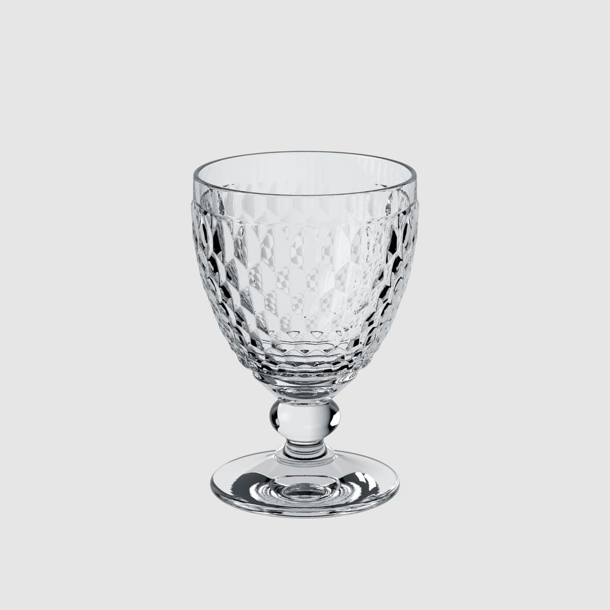 Boston Red Wine Goblet Clear