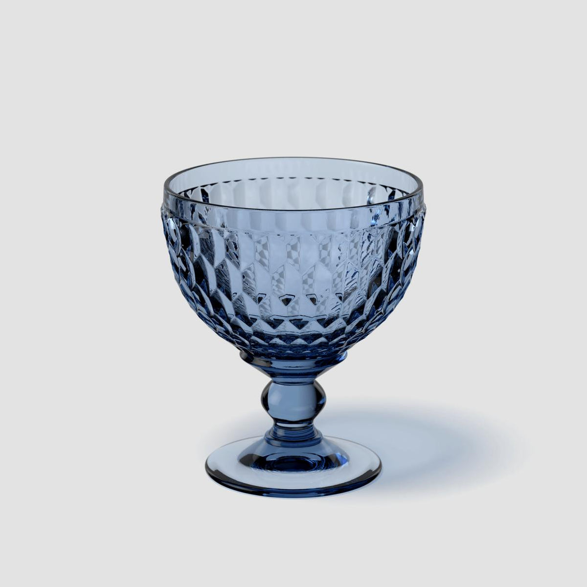 Boston Coloured Champagne / Dessert Bowl Blue
