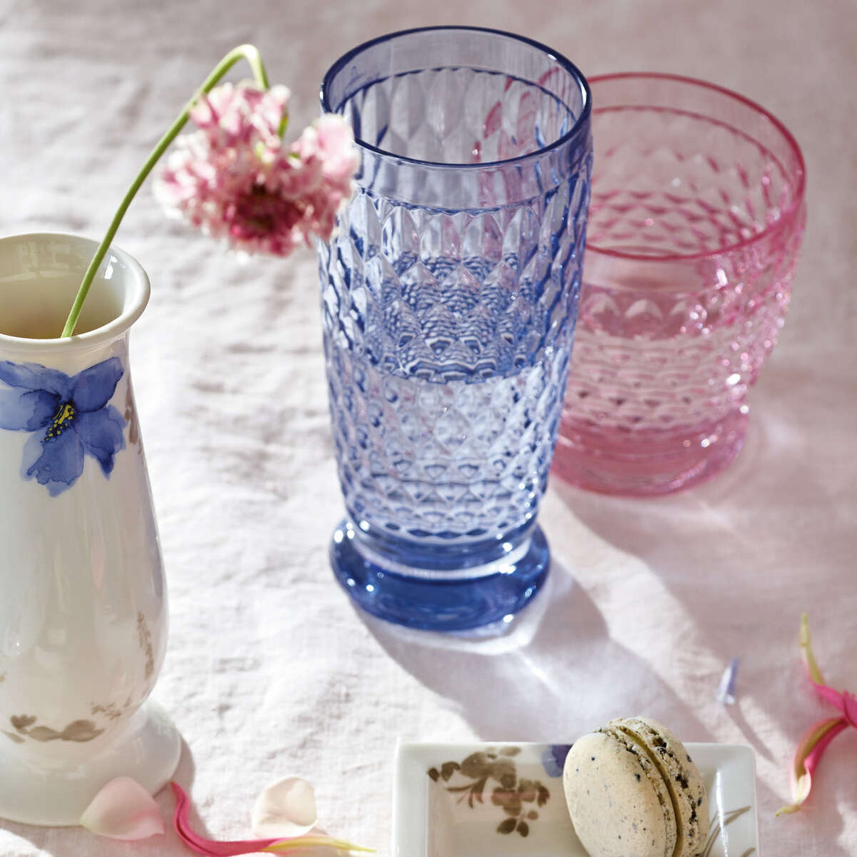Boston Coloured Highball / Beer Tumbler Blue