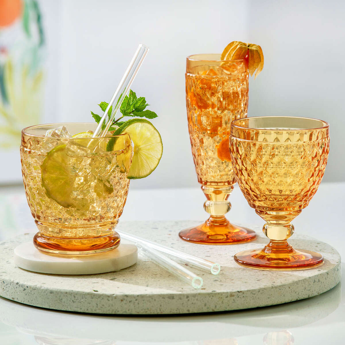 Boston Saffron White Wine Goblet