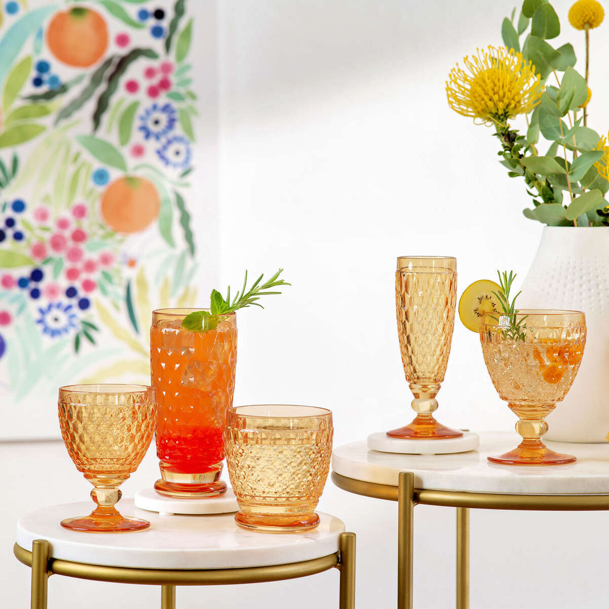 Boston Saffron White Wine Goblet