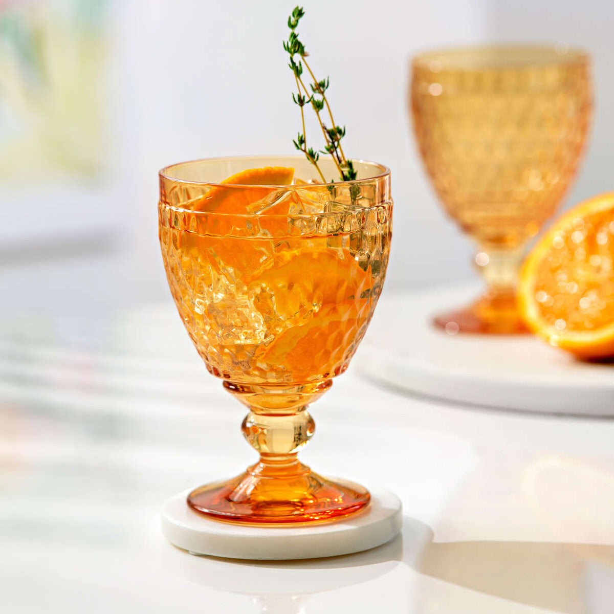 Boston Saffron Water Goblet