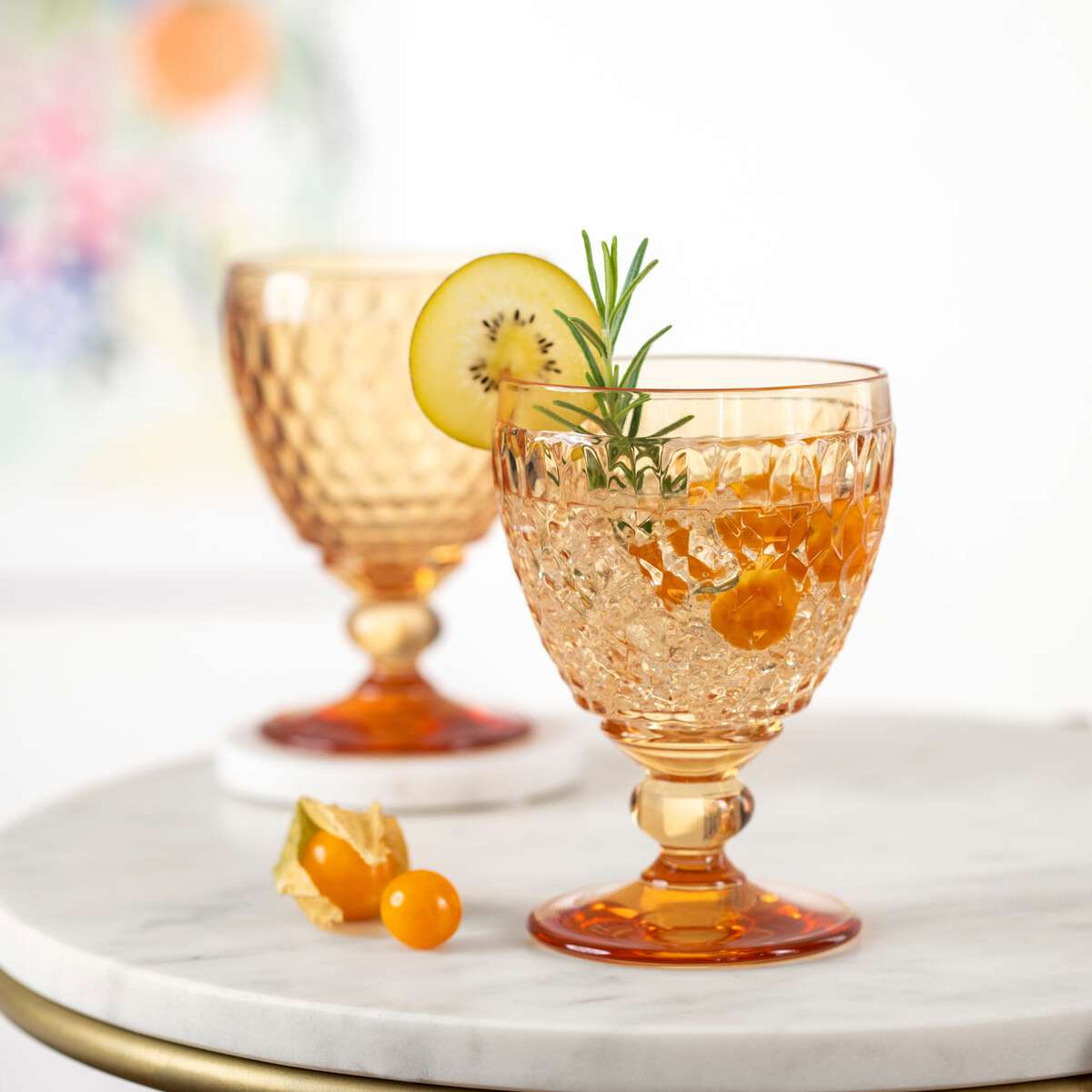 Boston Saffron Water Goblet