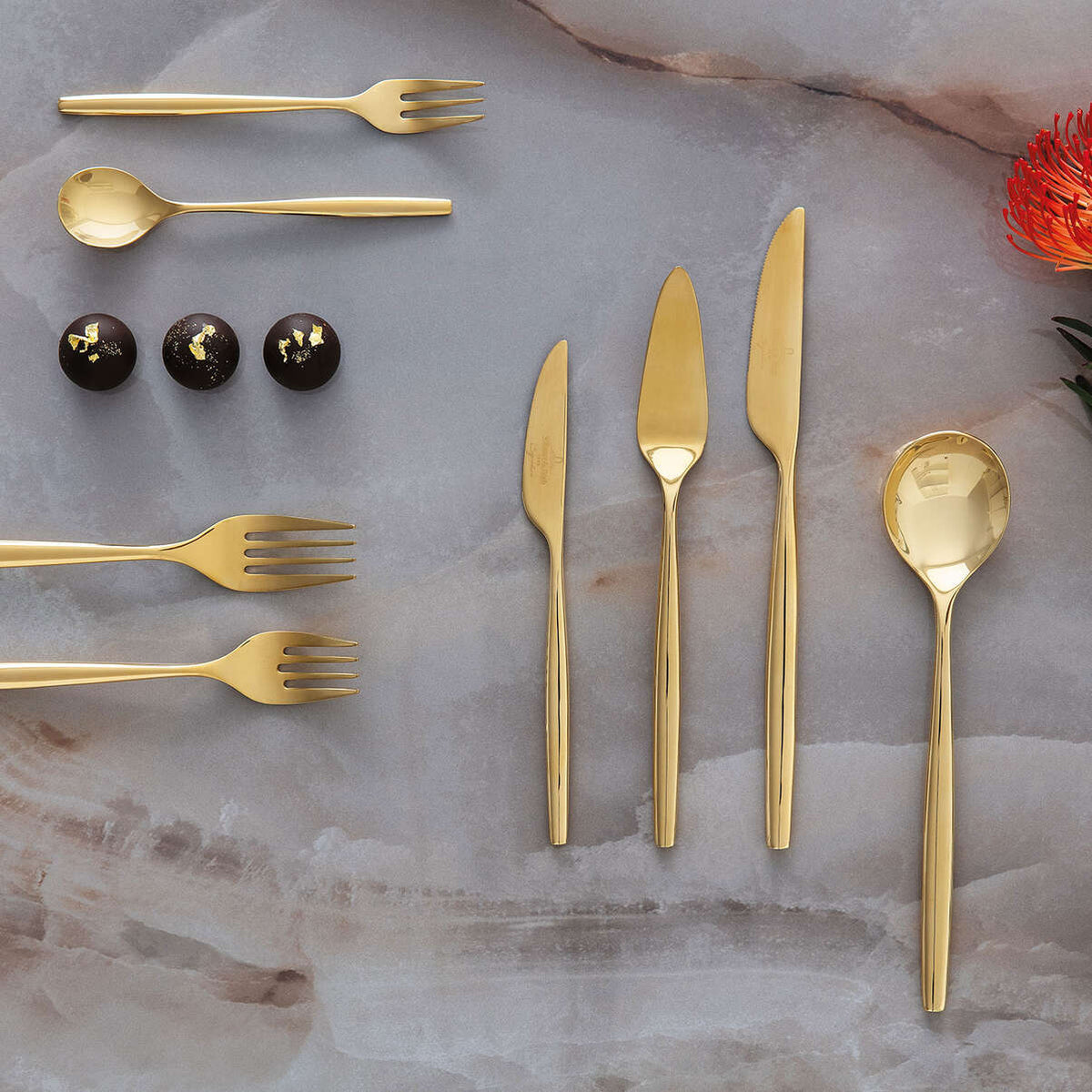 MetroChic d'Or Cutlery Set, 24pcs