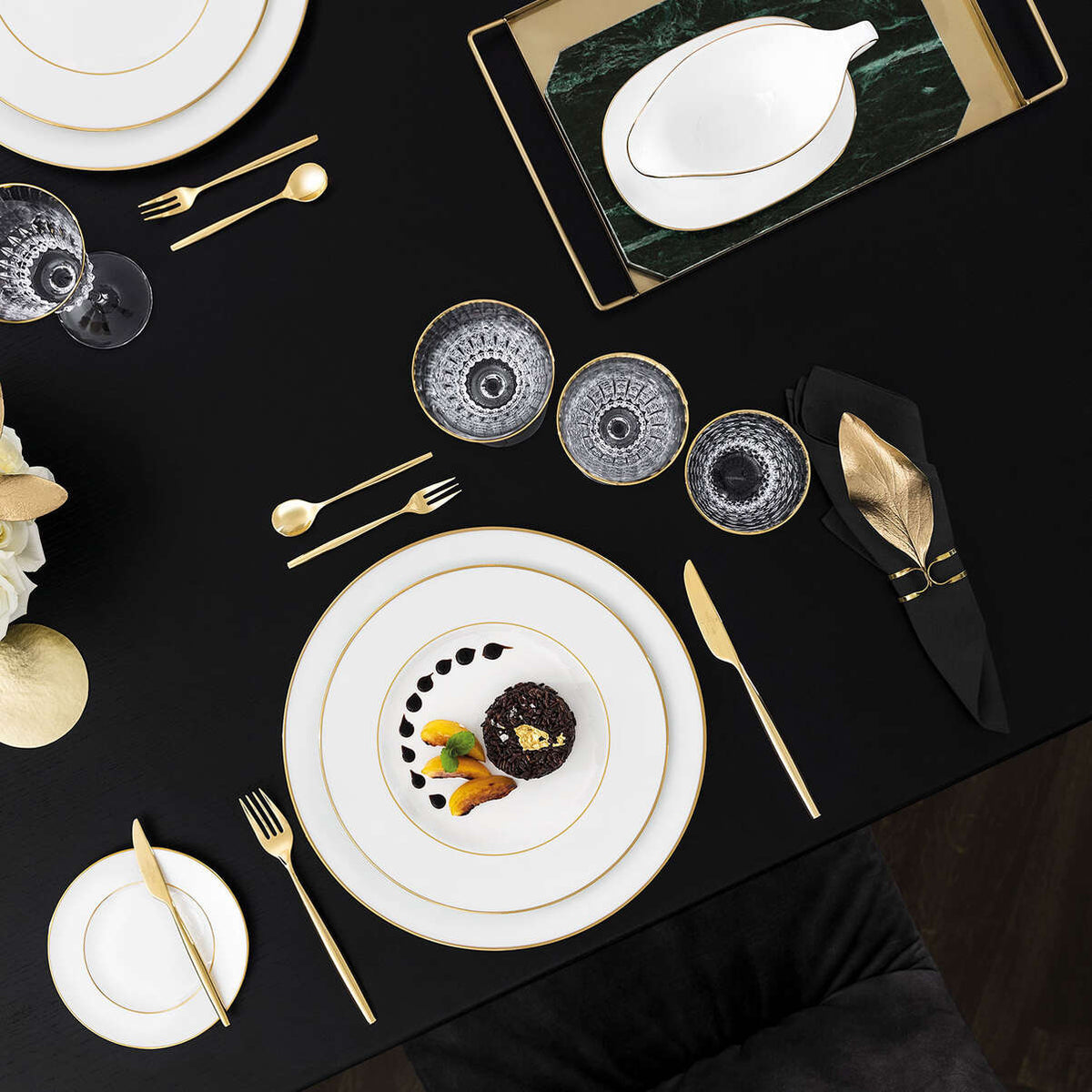 MetroChic d'Or Cutlery Set, 24pcs