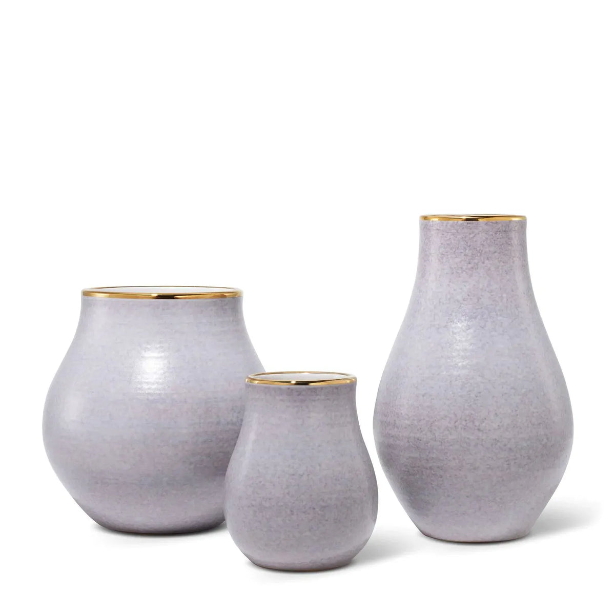 AERIN Romina Small Vase Lavender Haze Set