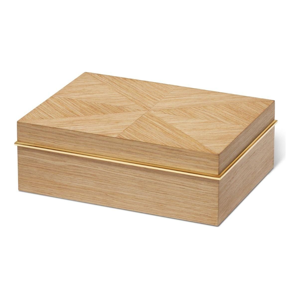 Aerin Marcello Large Oak Box