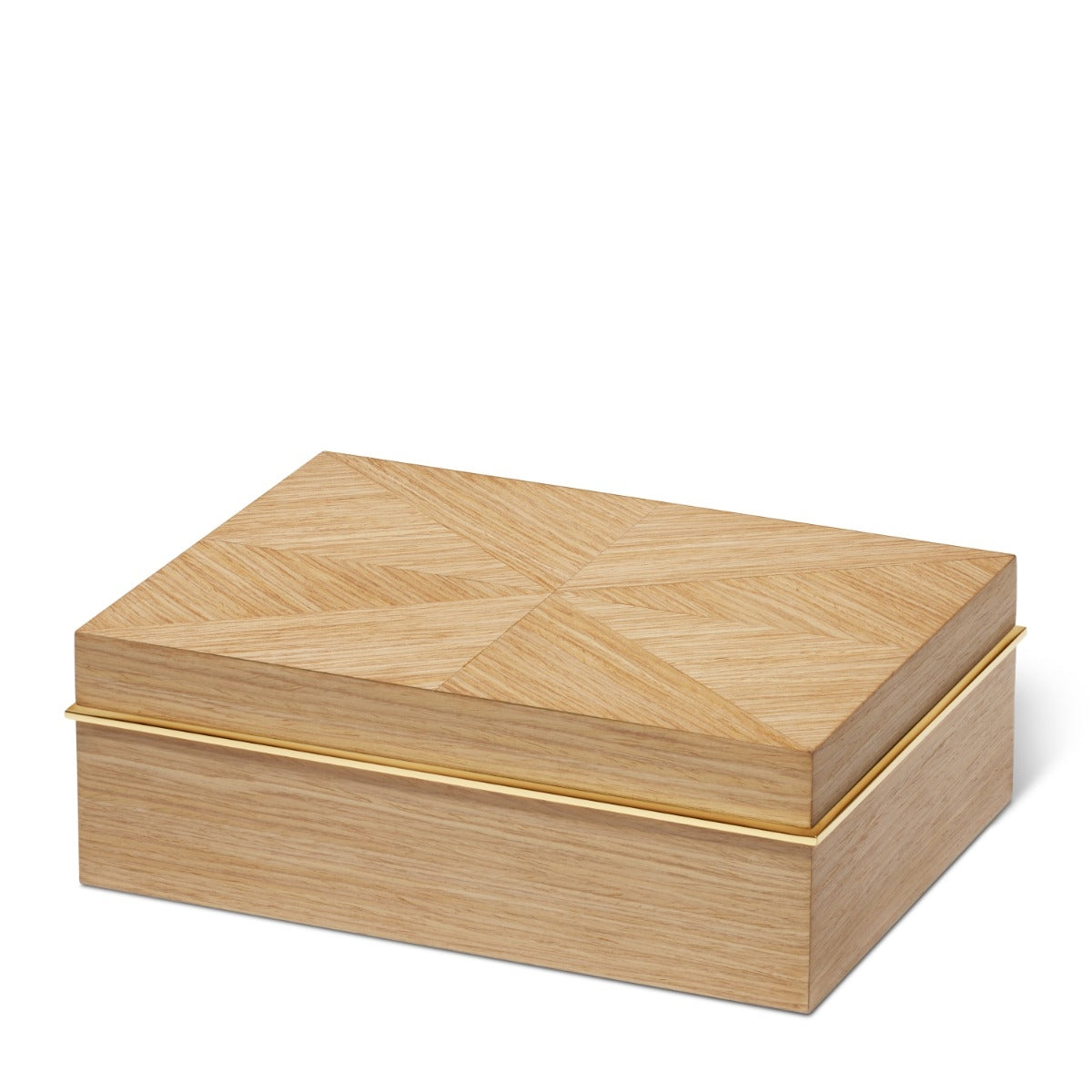 Aerin Marcello Large Oak Box