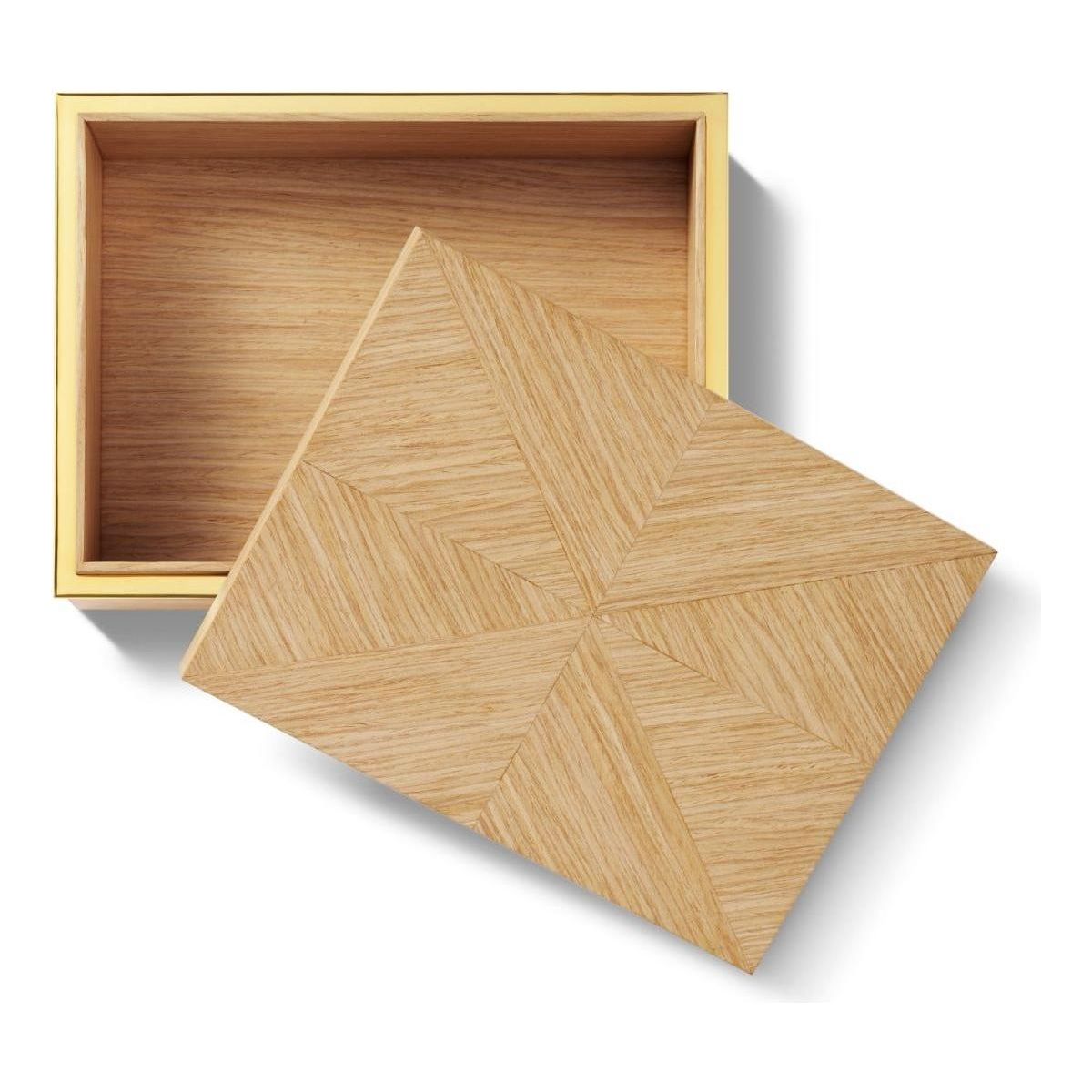 Aerin Marcello Large Oak Box