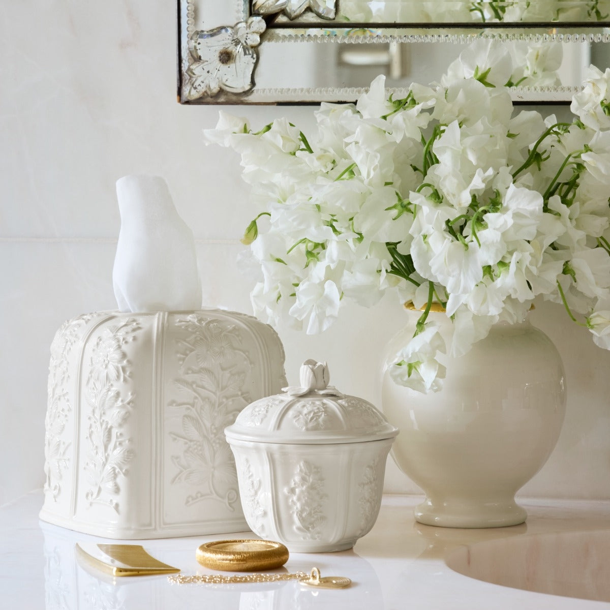 AERIN Josepha Tissue Box