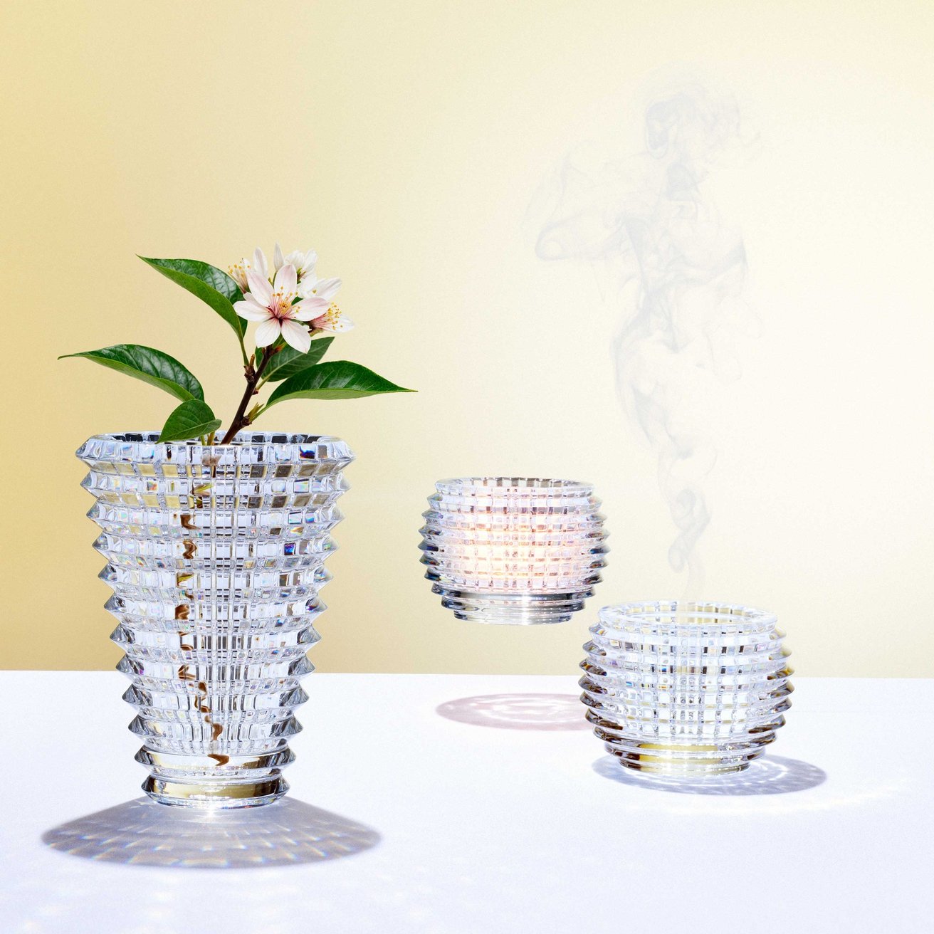 Baccarat Eye Votives clear