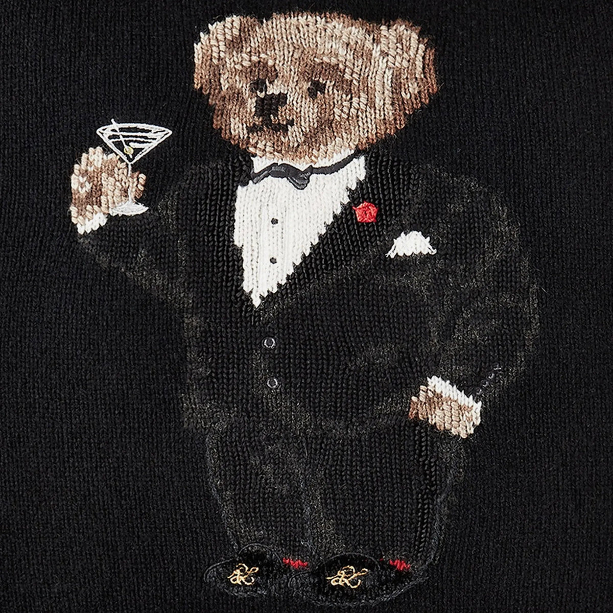 Ralph lauren martini bear cushion
