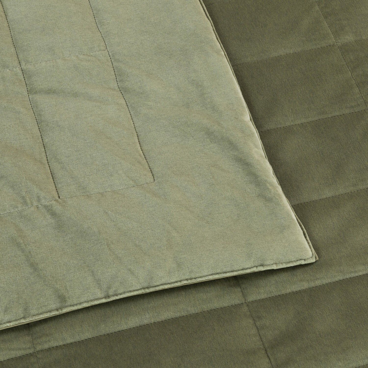 Frette Luxury Cashmere Quilt Tranquil Green