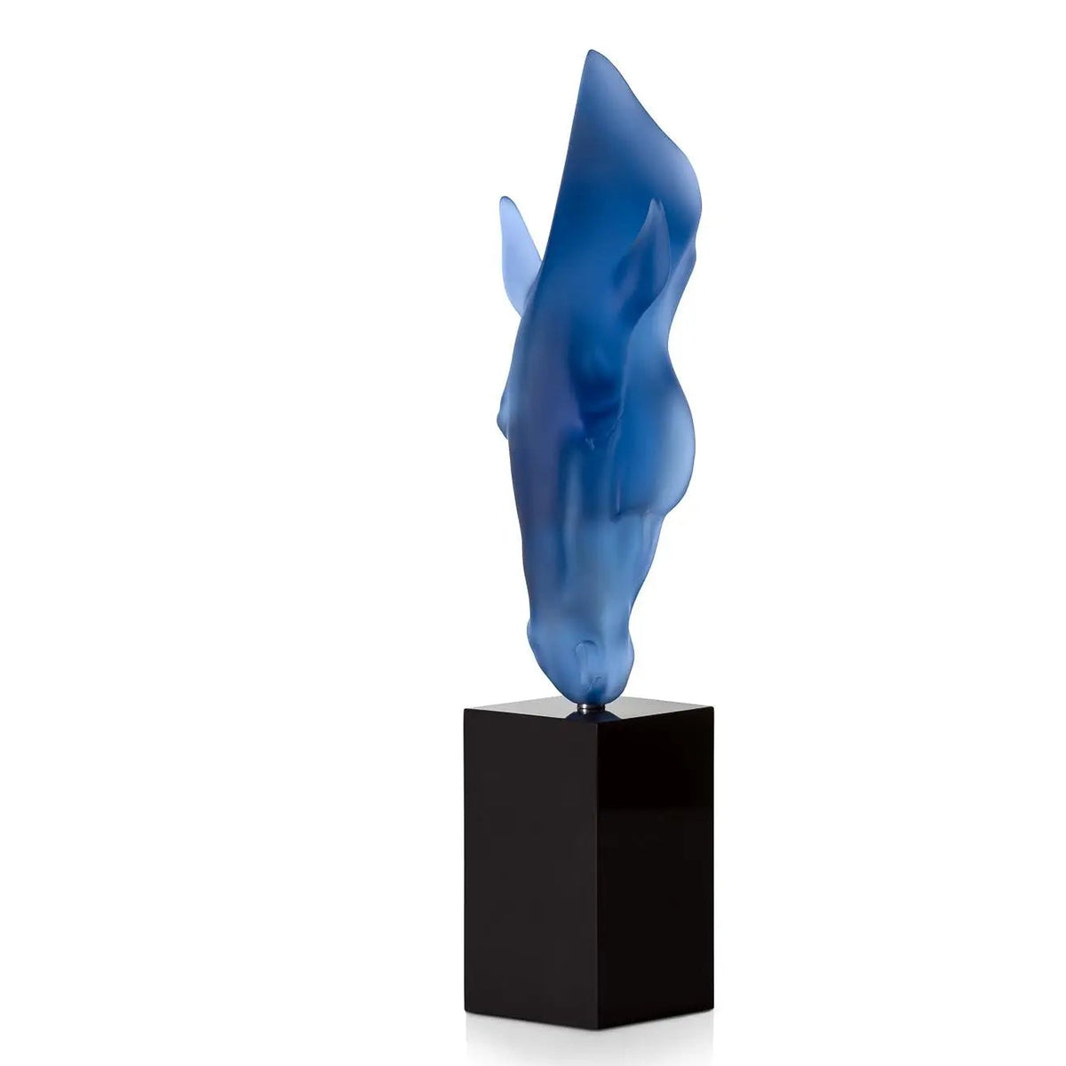 Lalique Still Water Small Blue Crystal by Nic Fiddian Green Numbered Edition
