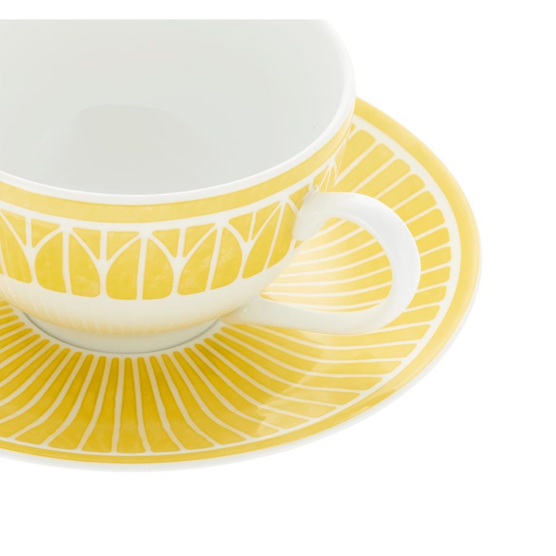 Malmaison Riviera Porcelain Tea/Coffee Cup and Saucer