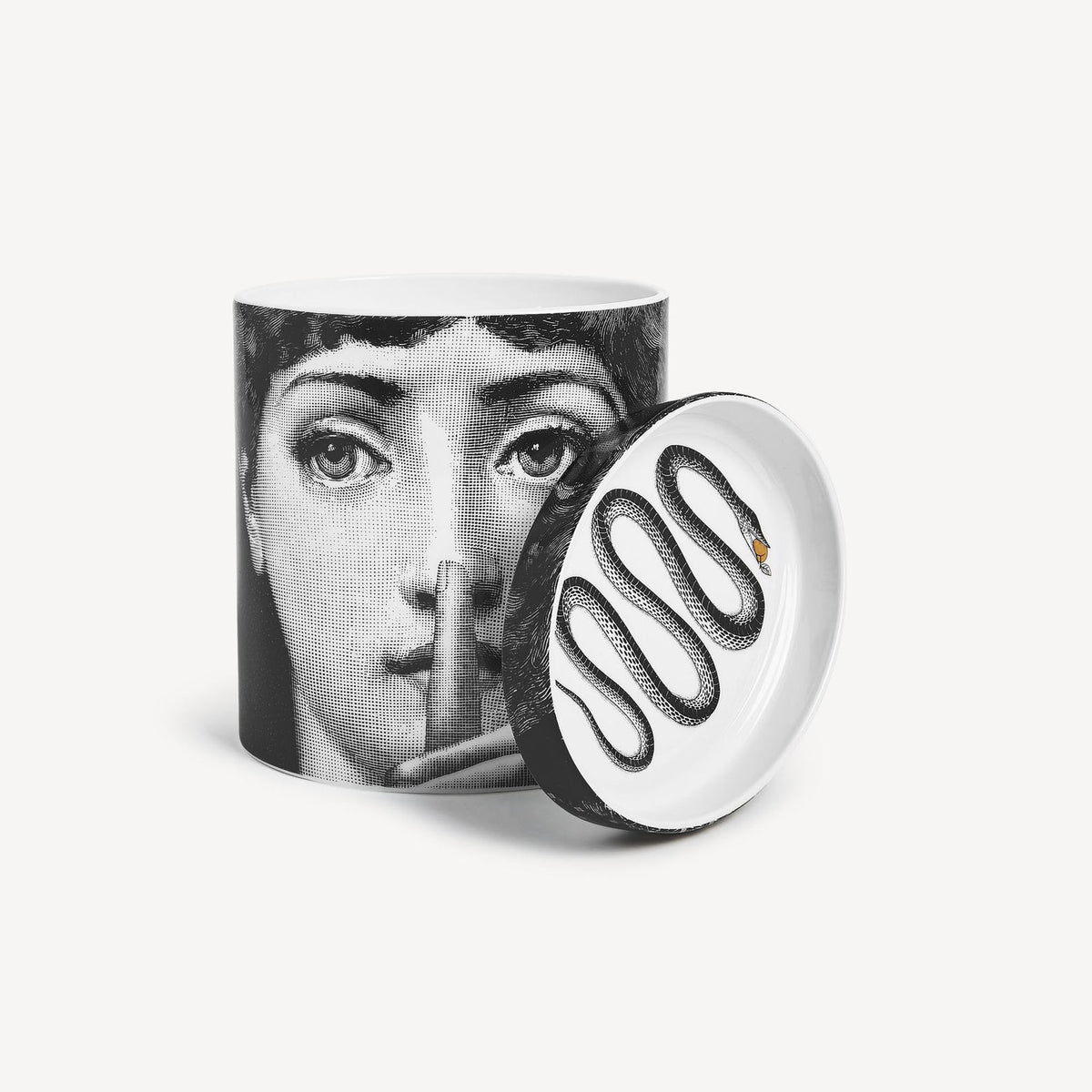 Mug with artistic design and number '000' on a white background
