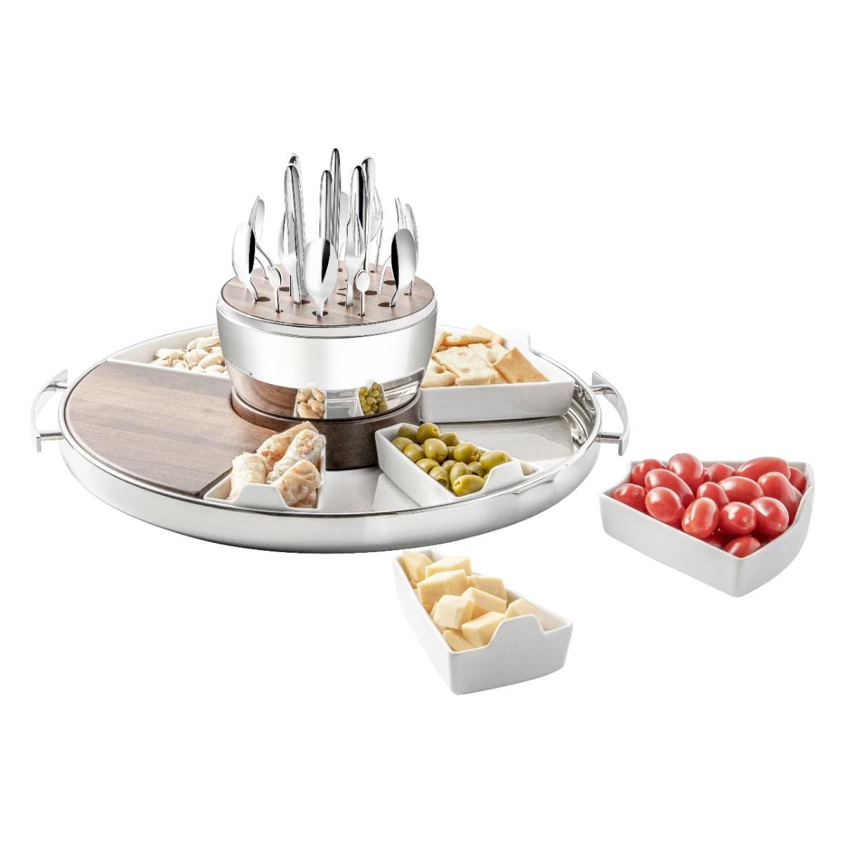 Mood Party Round Tray Stainless Steel