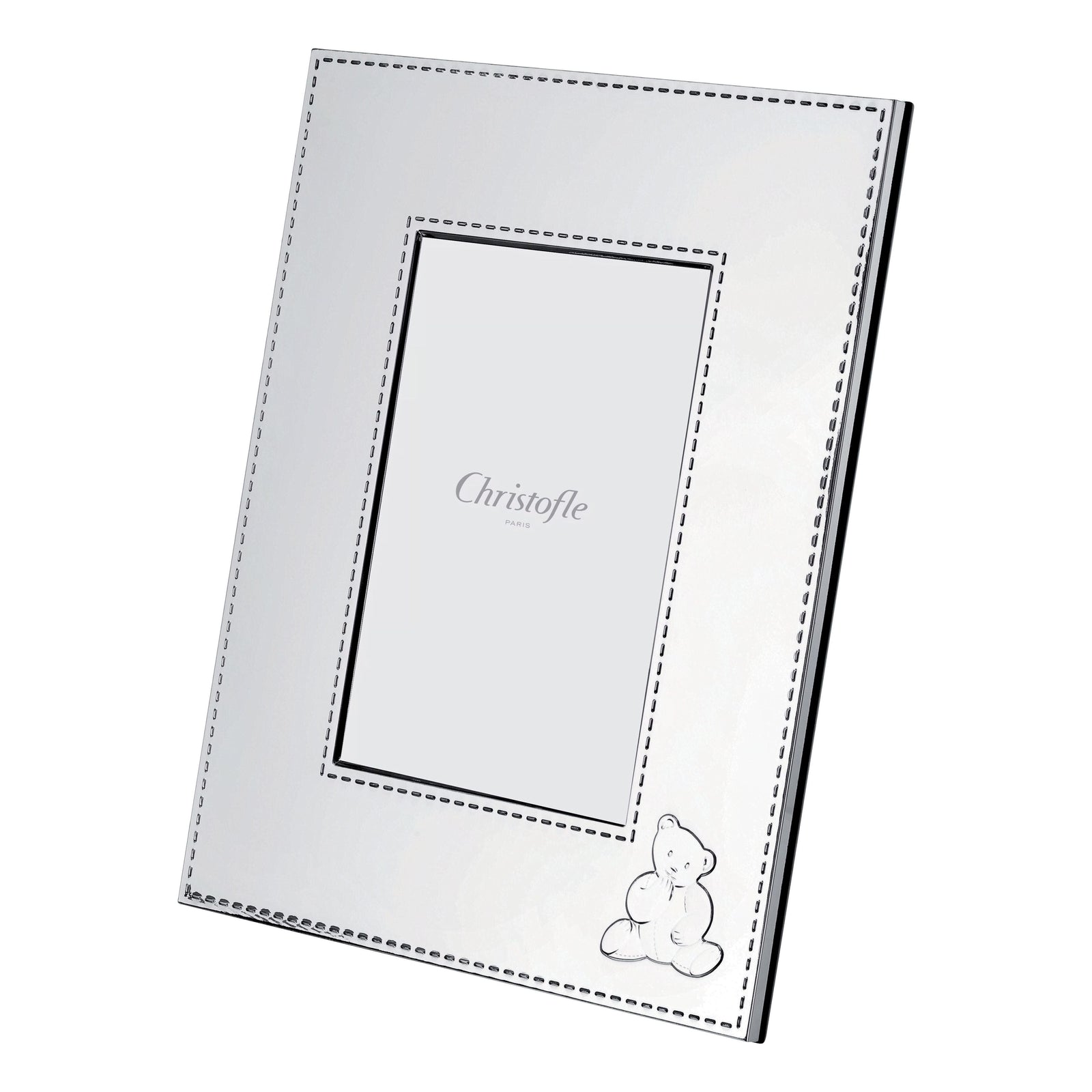 Christofle Charlie Bear Silver Plated Picture Frame