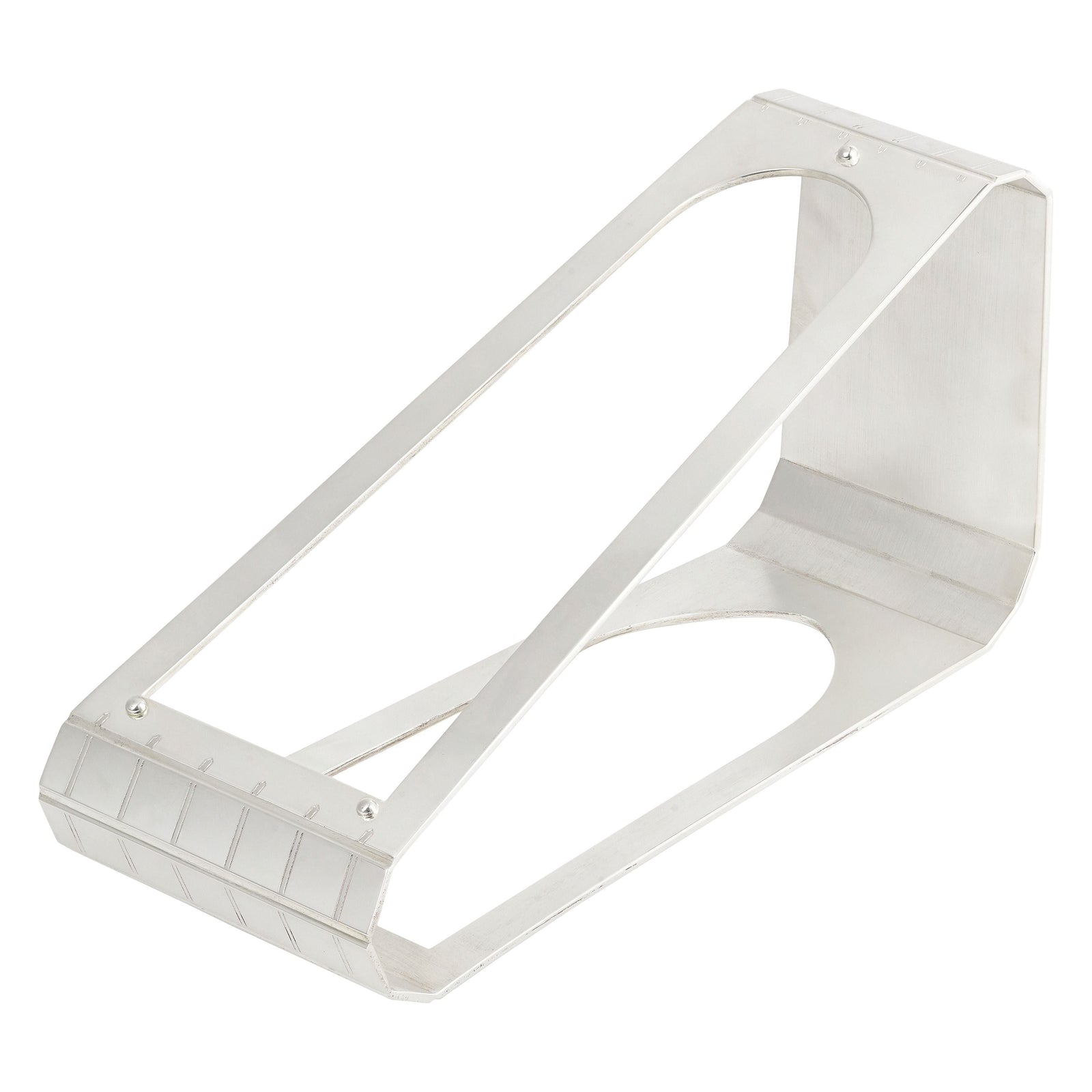 Christofle Wine Bottle Holder Graphik Silver Plated