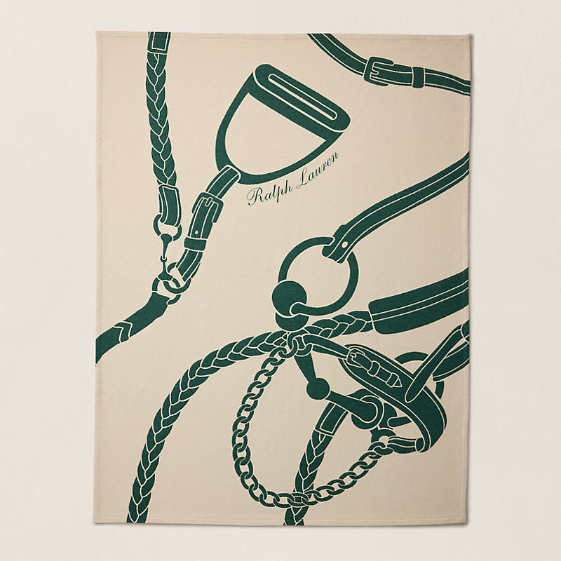 Ralph Lauren Equestrian Throw Blanket