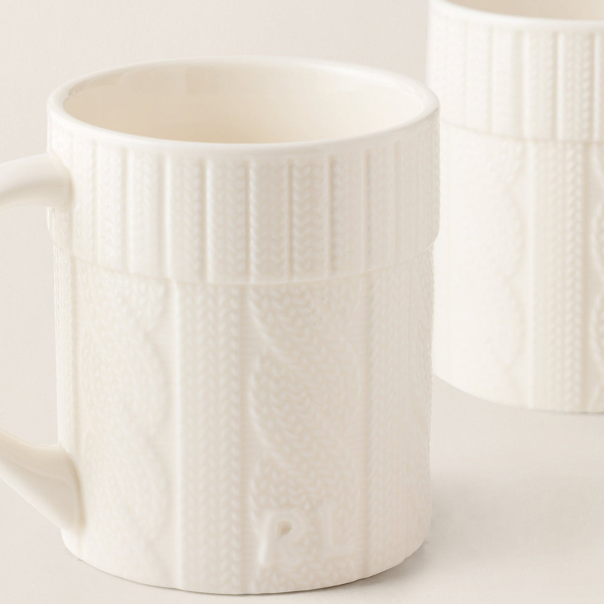 Ralph Lauren Cableknit mugs 