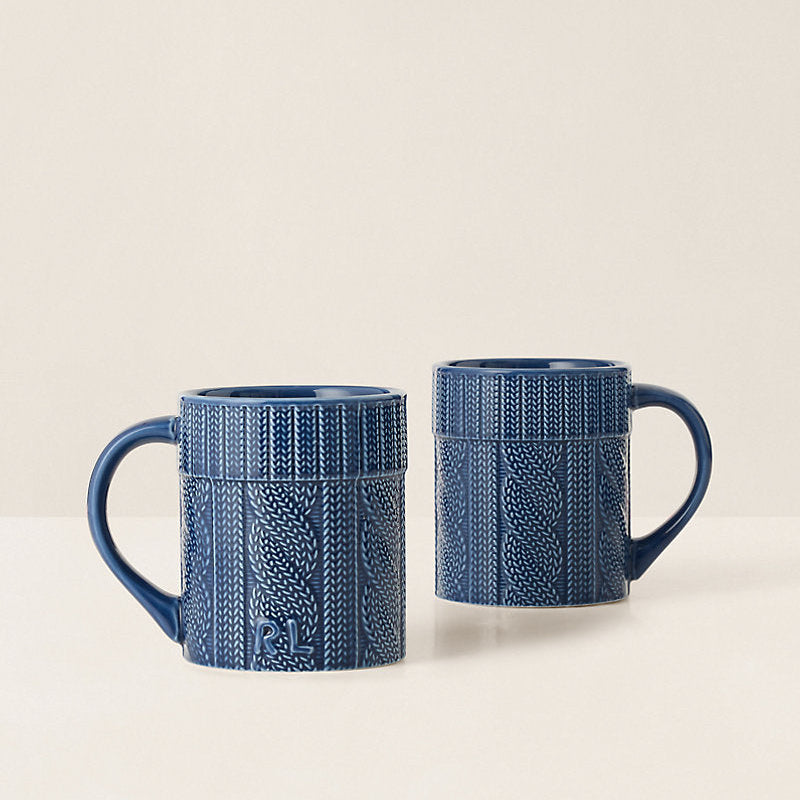 Ralph Lauren Cableknit Mugs