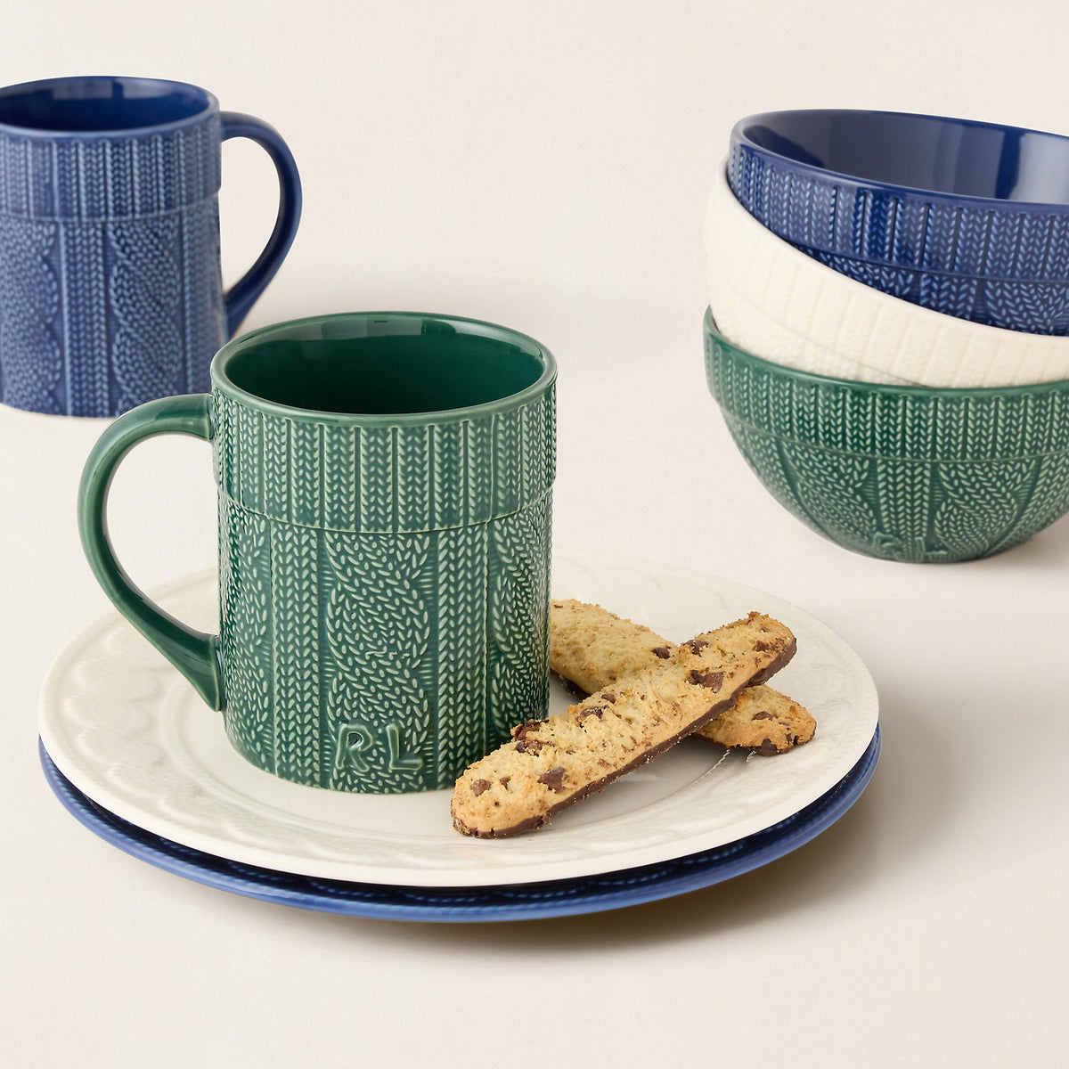 Cableknit Mug set